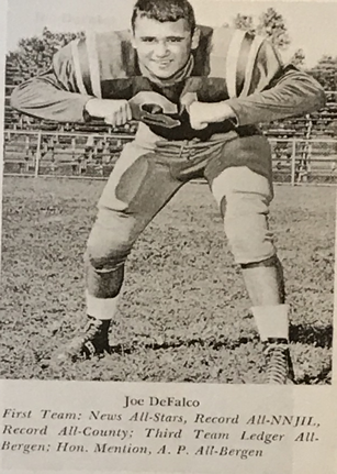 Joseph A DeFalco HS Yearbook football photo